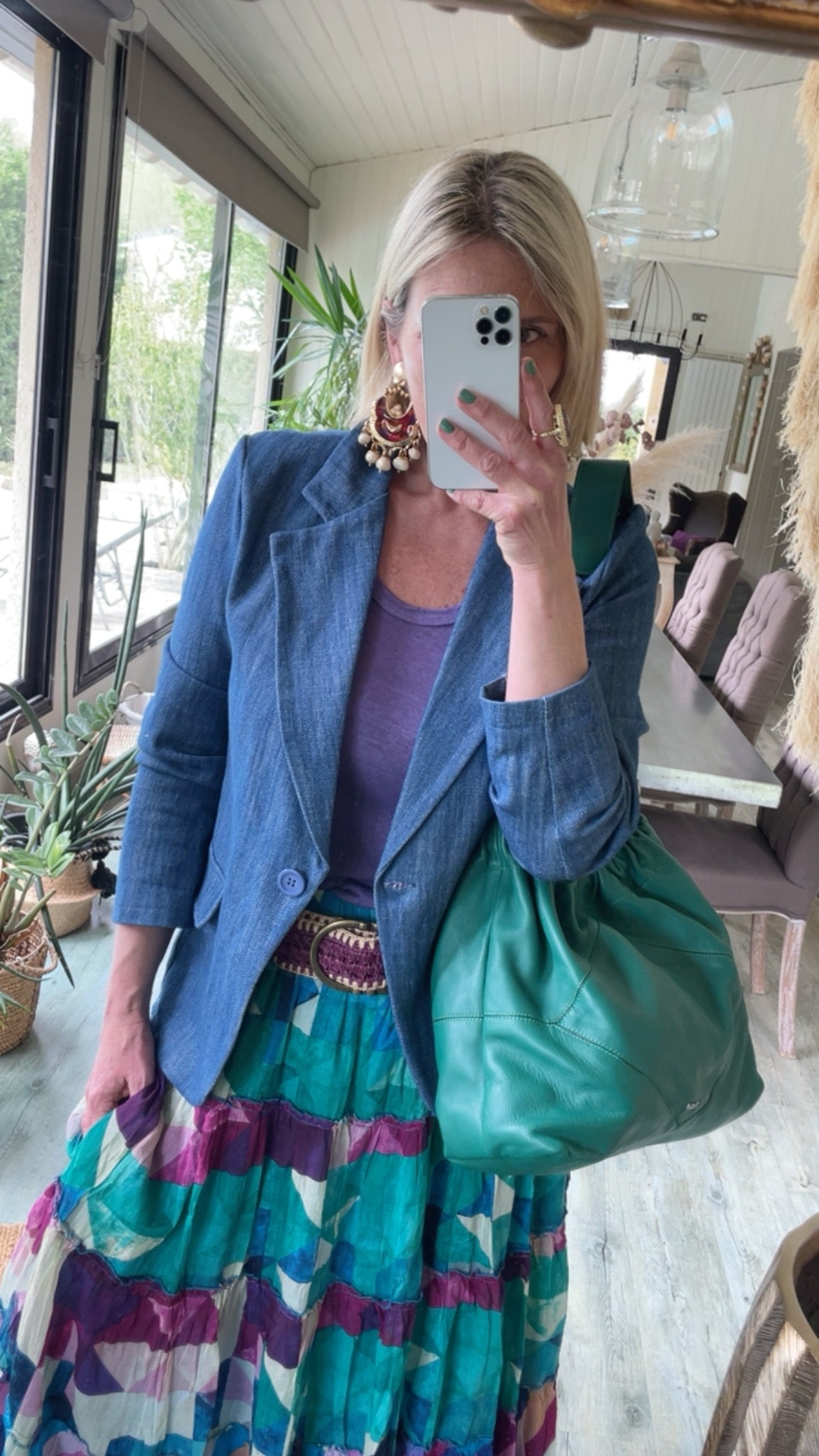Veste de tailleur en jean