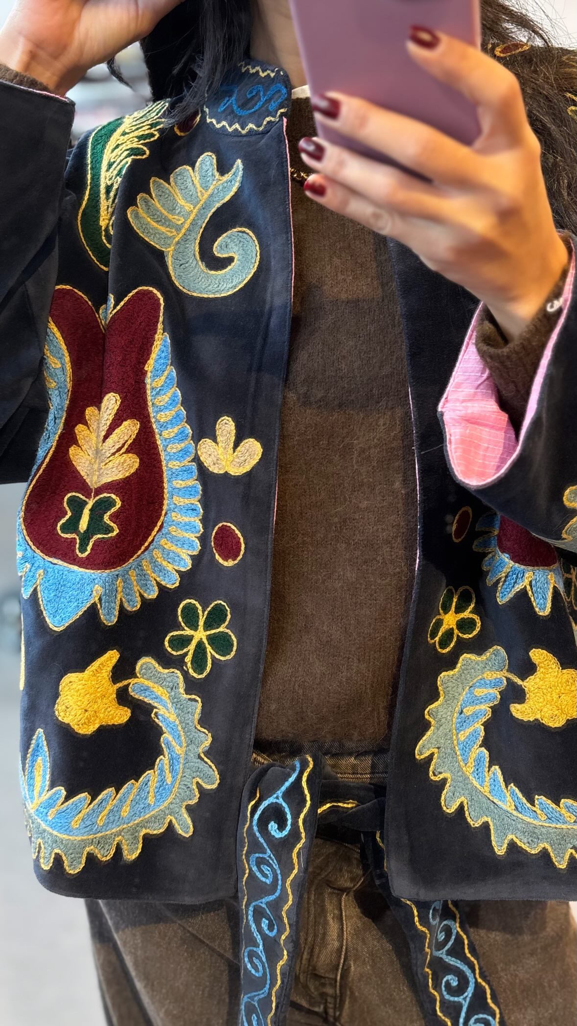 Veste brodée