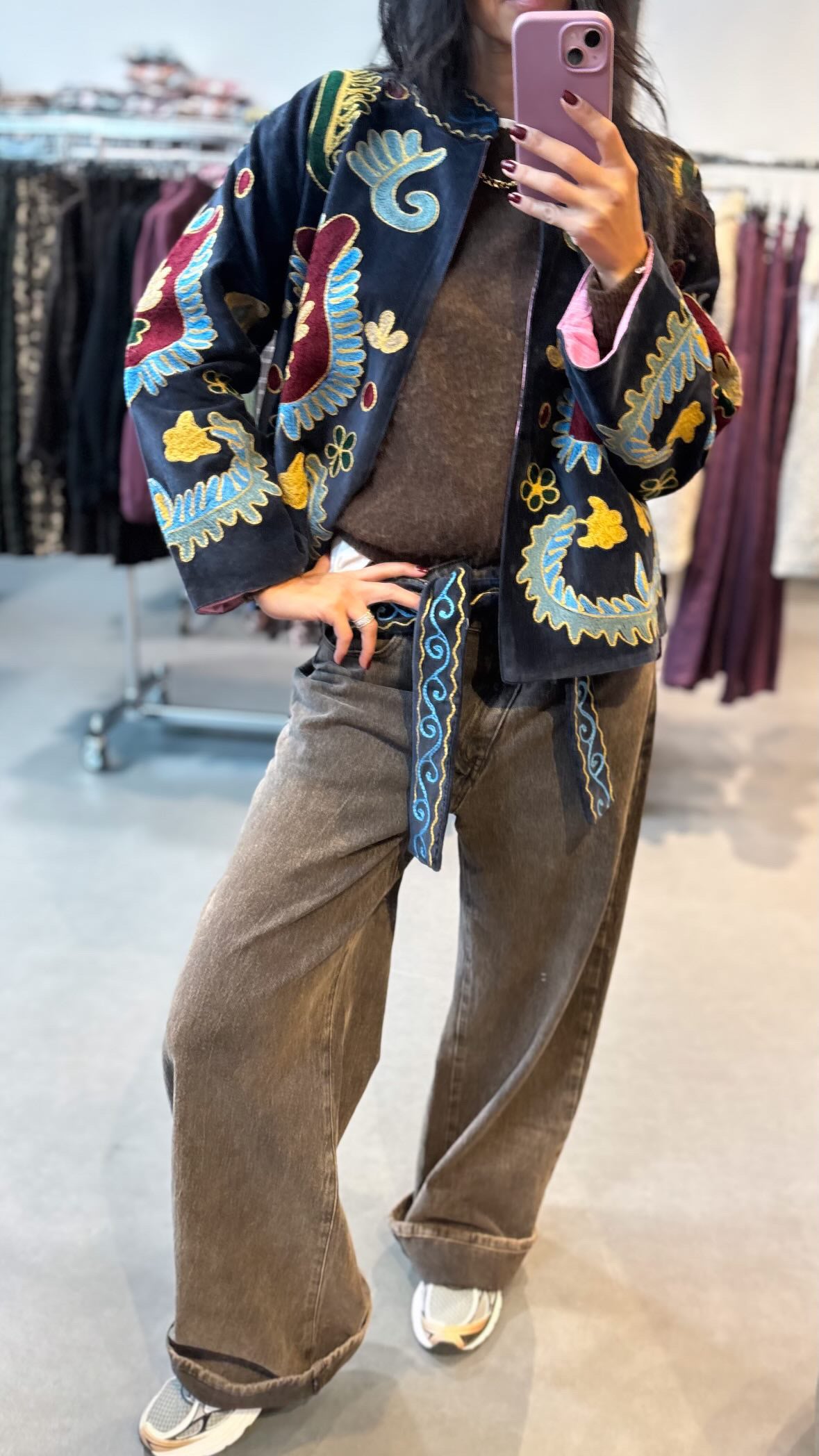 Veste brodée